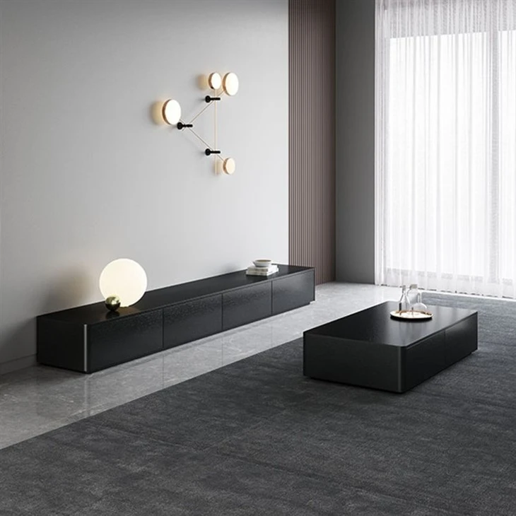 Black Floor-standing TV Cabinet